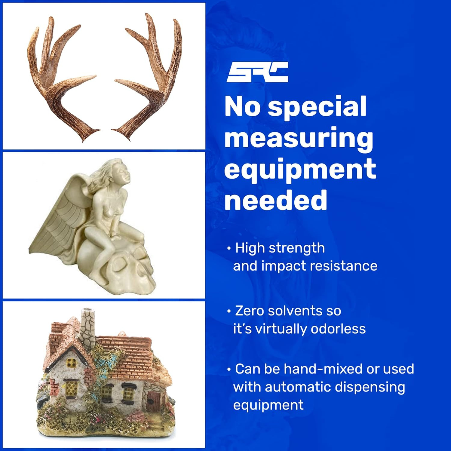 SRC Model-Pro off White 1 Gallon, Polyurethane Casting Resin | Impact Resistance