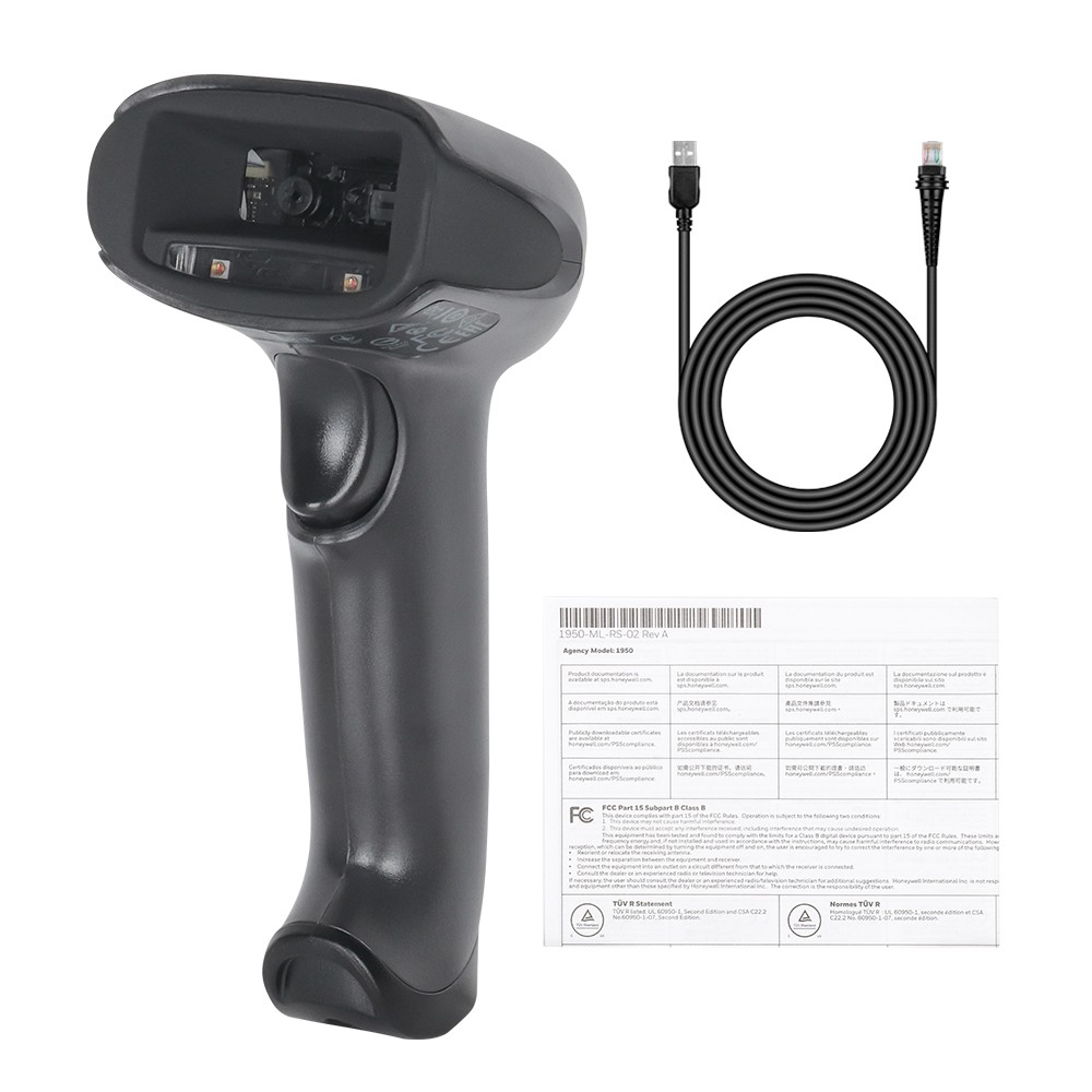 Honeywell Scanner Xenon XP 1950GSR-2-MINDRAY Barcode Scanner Reader USB Cable