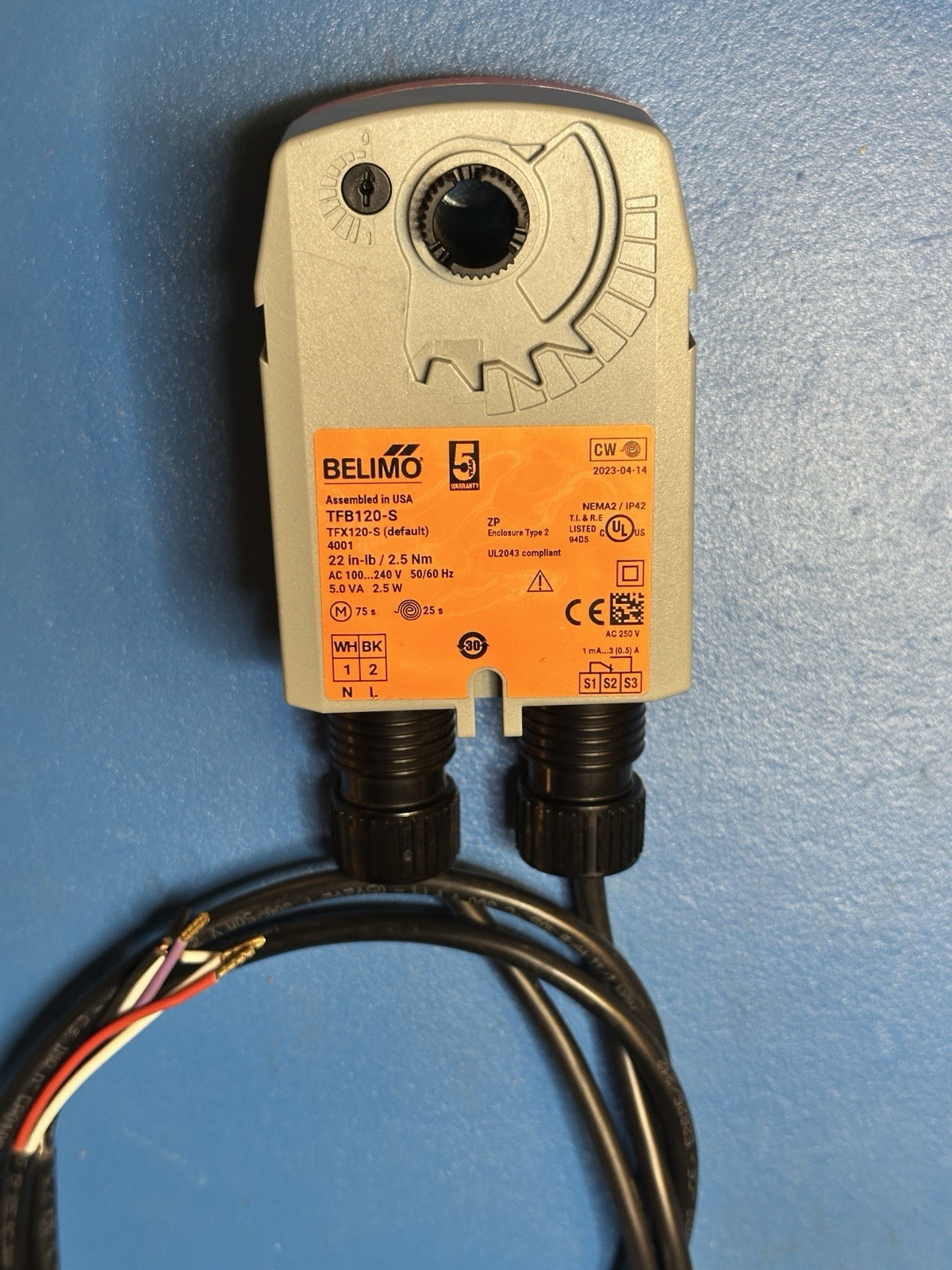 Belimo Damper Control Actuator – TFB120