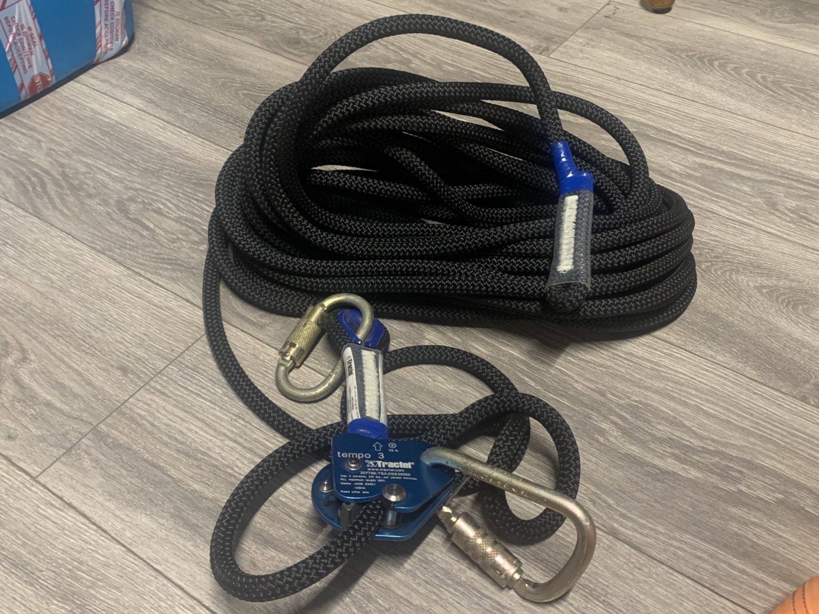 Climbing System–Tractel Horizontal Lifeline-H66599/K-60 Ft—New