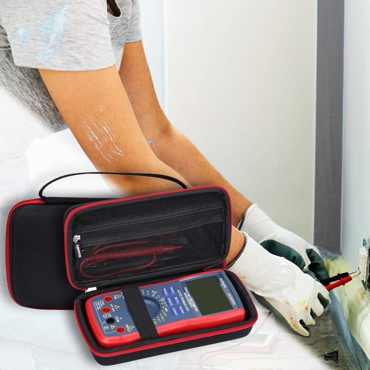 Aproca Case Compatible with Astroai TRMS 6000 Digital Multimeter Analyzer Counts