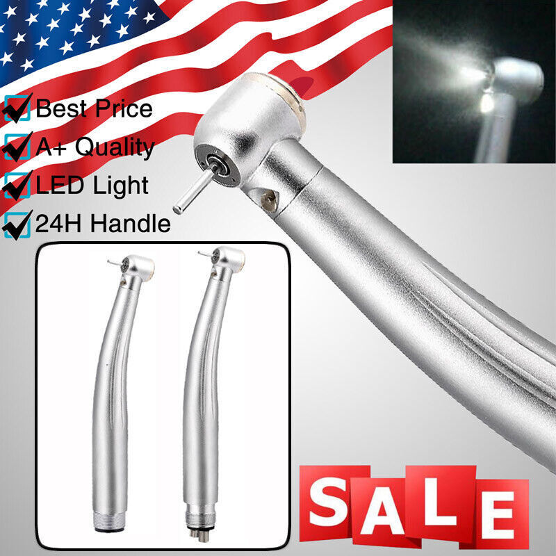 NSK Style Dental Fiber Optic LED E-generator High Speed Handpiece 2 Hole 4 Hole