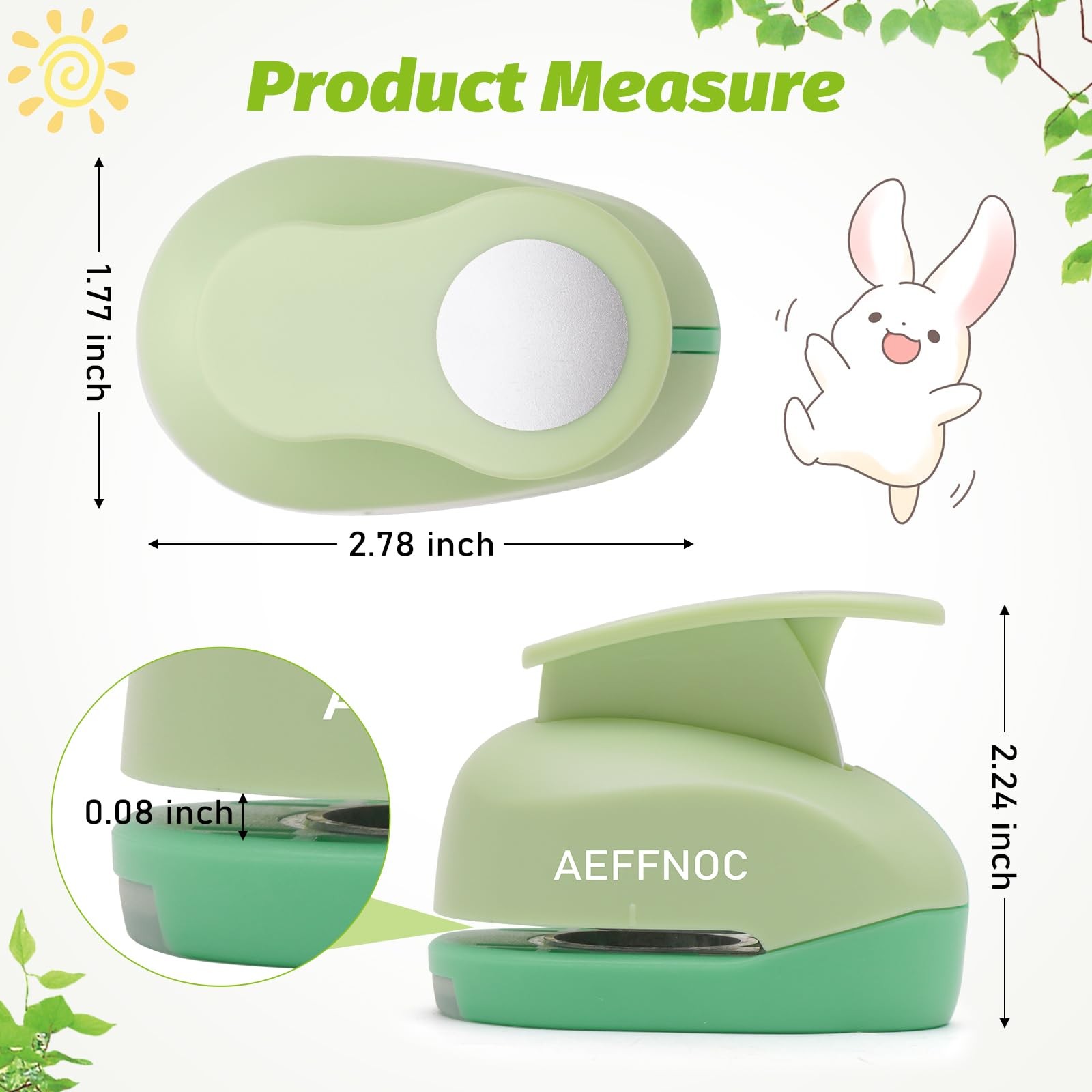 1 Inch 25mm Circle Hole Punch, Circle Punches, Hole Puncher Cutter, One Punch…