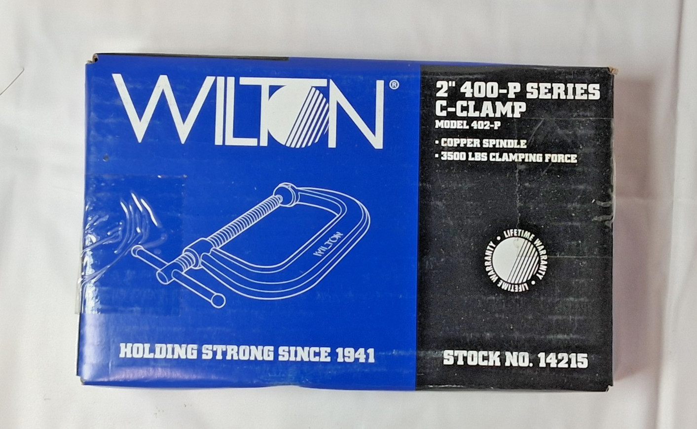WILTON C-CLAMP 400 SERIES 2-1/8 “MO 2-5/8″TD 402-P