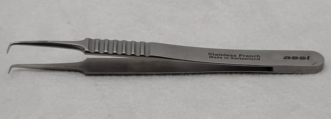 ASSI Micro Forceps JFA-5C 11cm Length 90° Tip