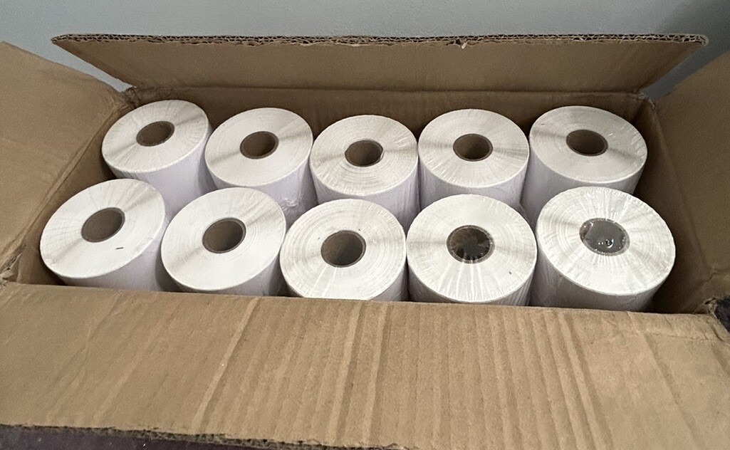 10 Rolls 4×6 Direct Thermal Shipping Labels – 250 Per roll – 2500 Blank labels