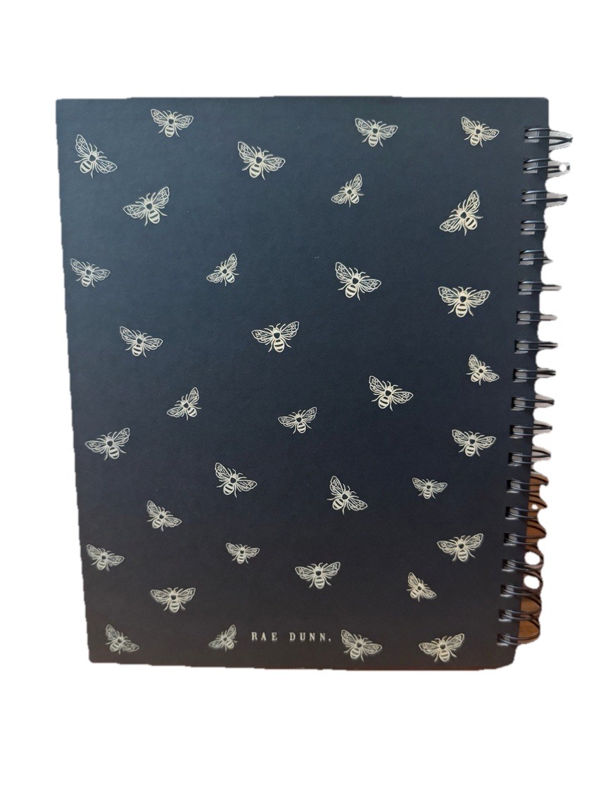 2027 Planner Rae Dunn Planners 17 Months Aug 2026- Dec 2027 Black Bee