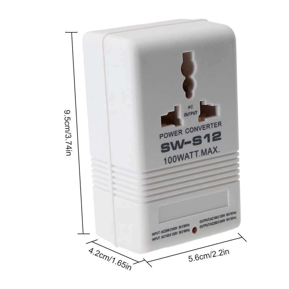 Power Converter Transformers 110V 120V To 220V 55Hz–60Hz AC117V-AC230V