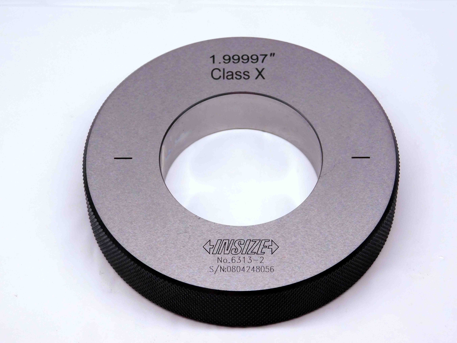 INSIZE 2″ CLASS X MASTER PLAIN BORE SETTING RING GAGE 2.0 ONSIZE 50.8mm #6313-2