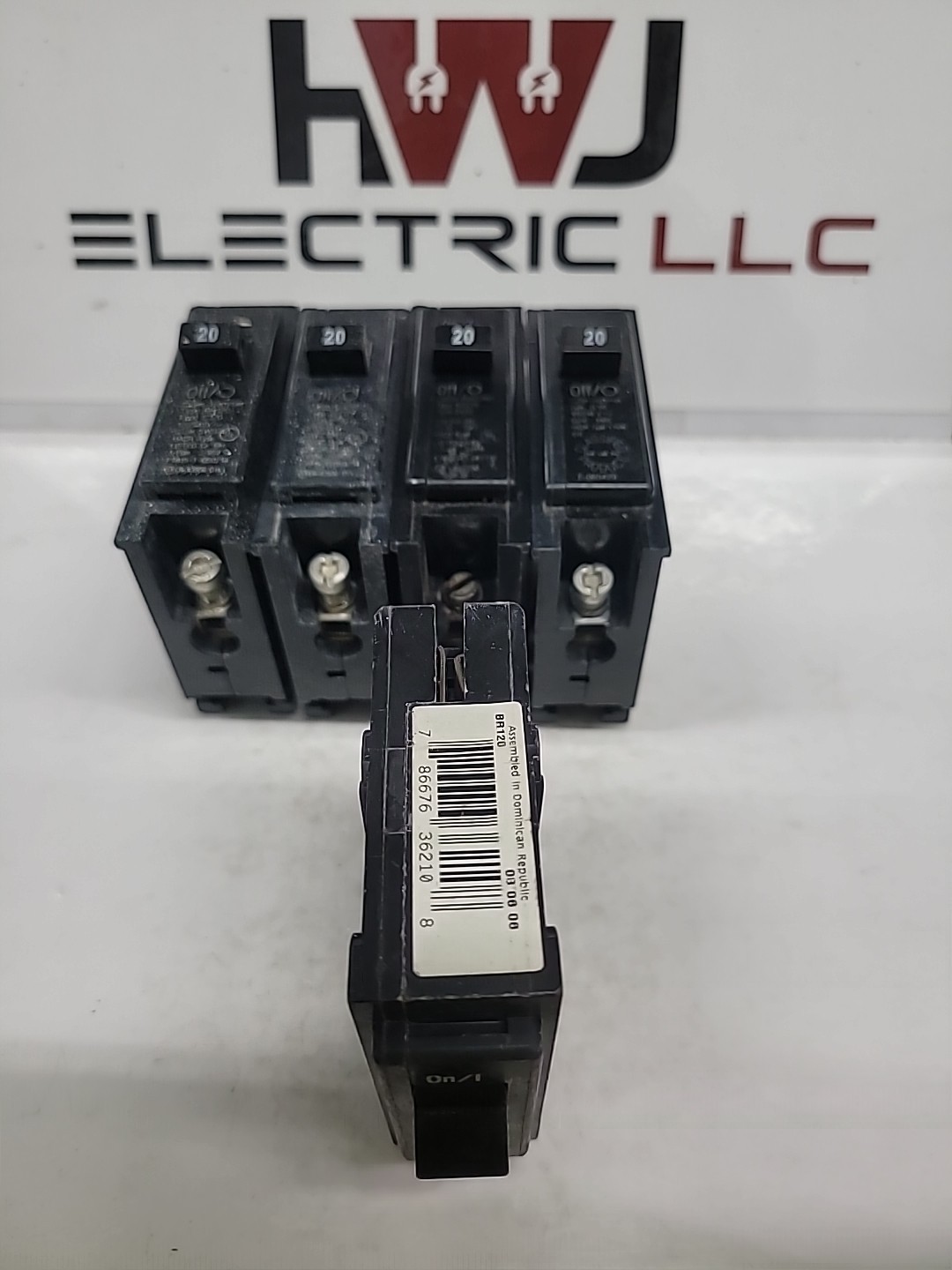 Cutler Hammer C120, Eaton BR120, 20 Amp 1 Pole Circuit Breaker