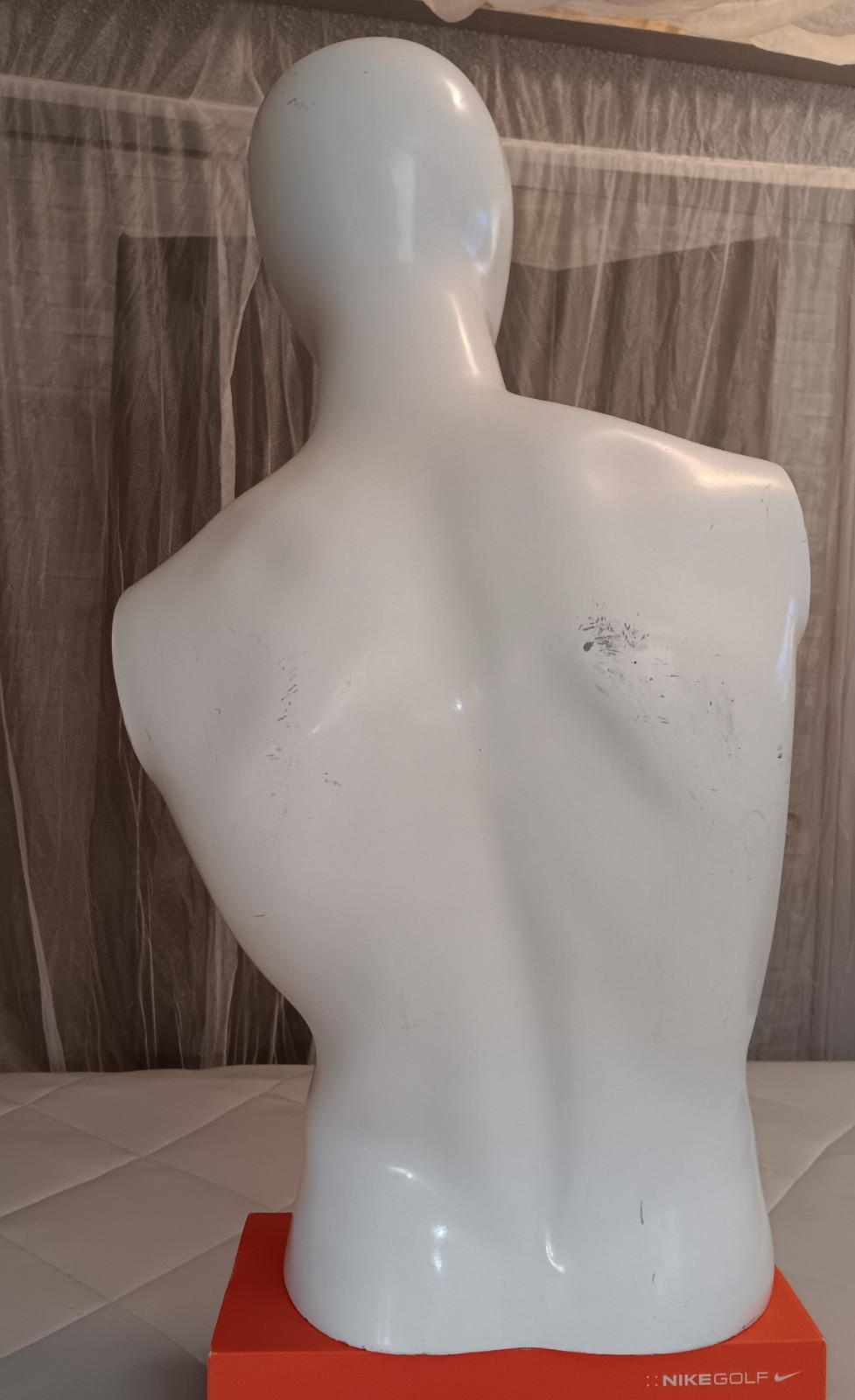 Male Egghead Torso Mannequin – Armless Display Form – Mannequin Like Display