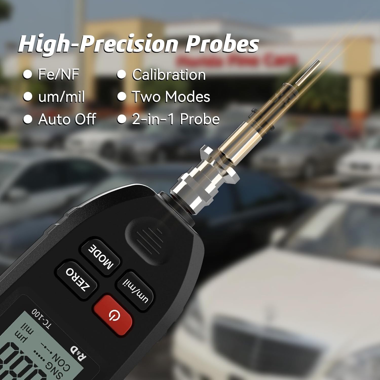 Compact Car Coating Thickness Gauge | Essential Tool for Used Car Buyers 180g
