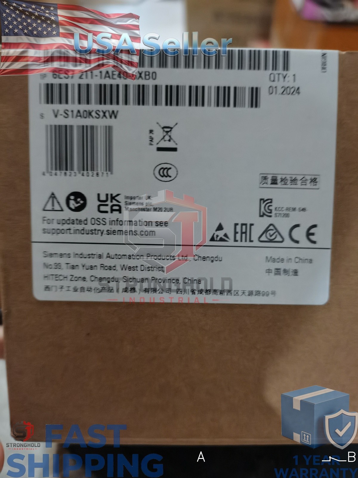 1PC New in box 6ES7211-1AE40-0XB0 Siemens USA STOCK