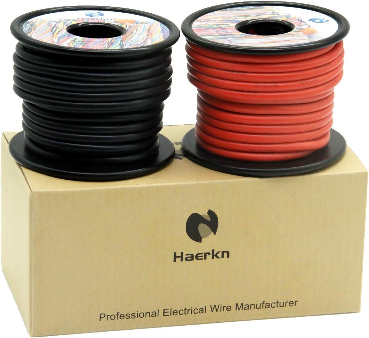 12 awg 3.3mm² Silicone Electrical Wire Cables 60 Feet [30ft Black and 30ft Red]