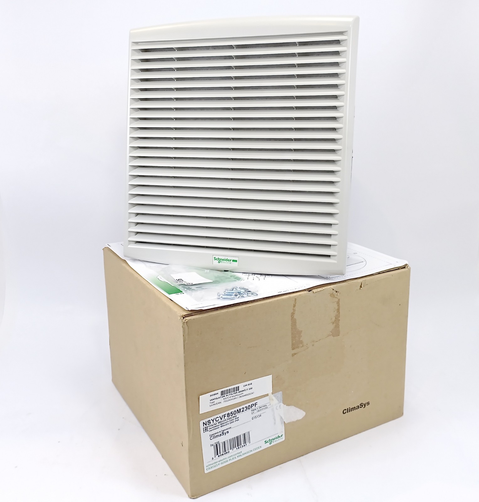 Schneider Electric NSYCVF850M230PF ClimaSys Fan 850M3/H 230V IP54