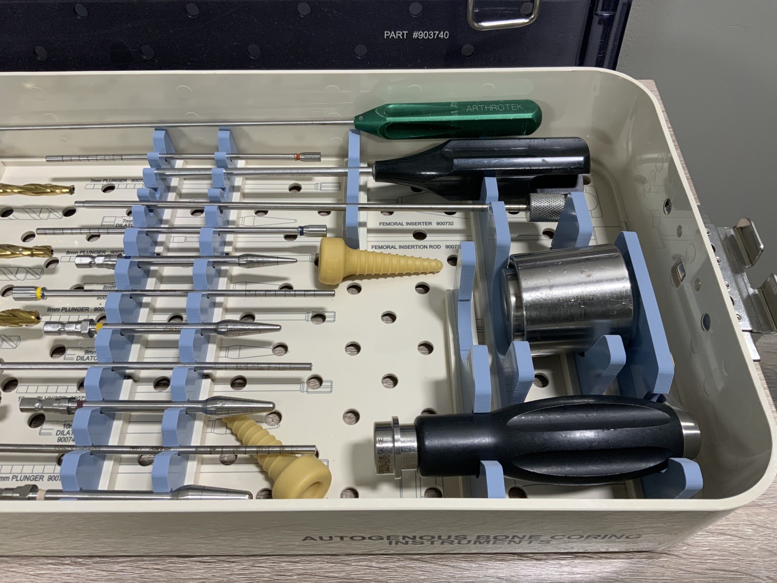Biomet Zimmer Autogenous Bone Coring Instrument Set