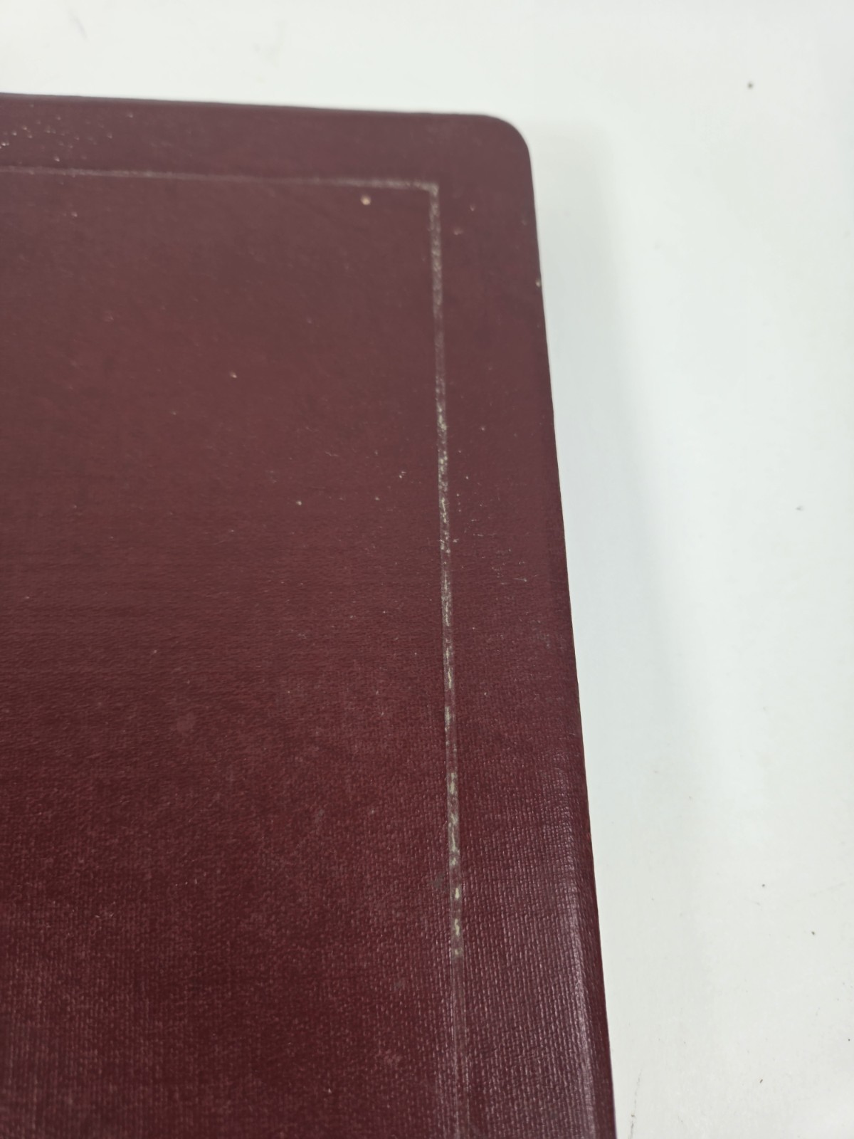 Vintage Boorum & Pease Ledger Book Case Notebook Hardcover Shell Only Maroon