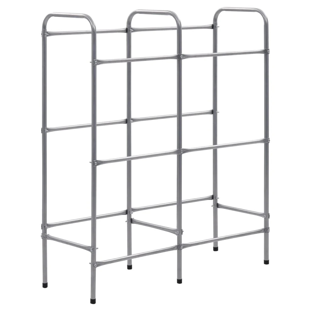Storage for 6 boxes 96x33x116 cm steel silver