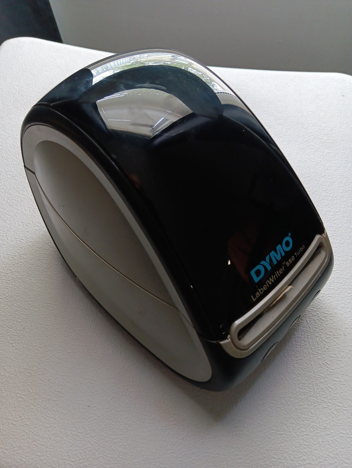 DYMO LabelWriter 550 Turbo Black Silver Thermal Label Printer w/On Power Chord