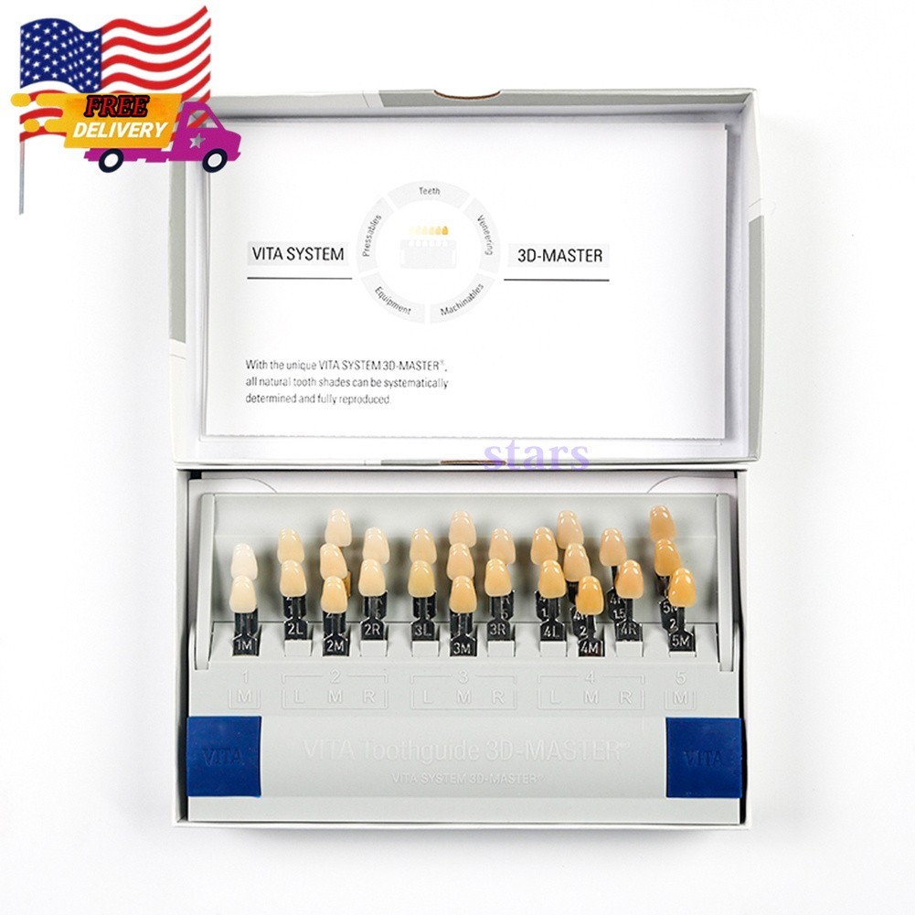 VITA Toothguide 3D Master with VITA Bleached Dental 29 Colors Shade Guide USA