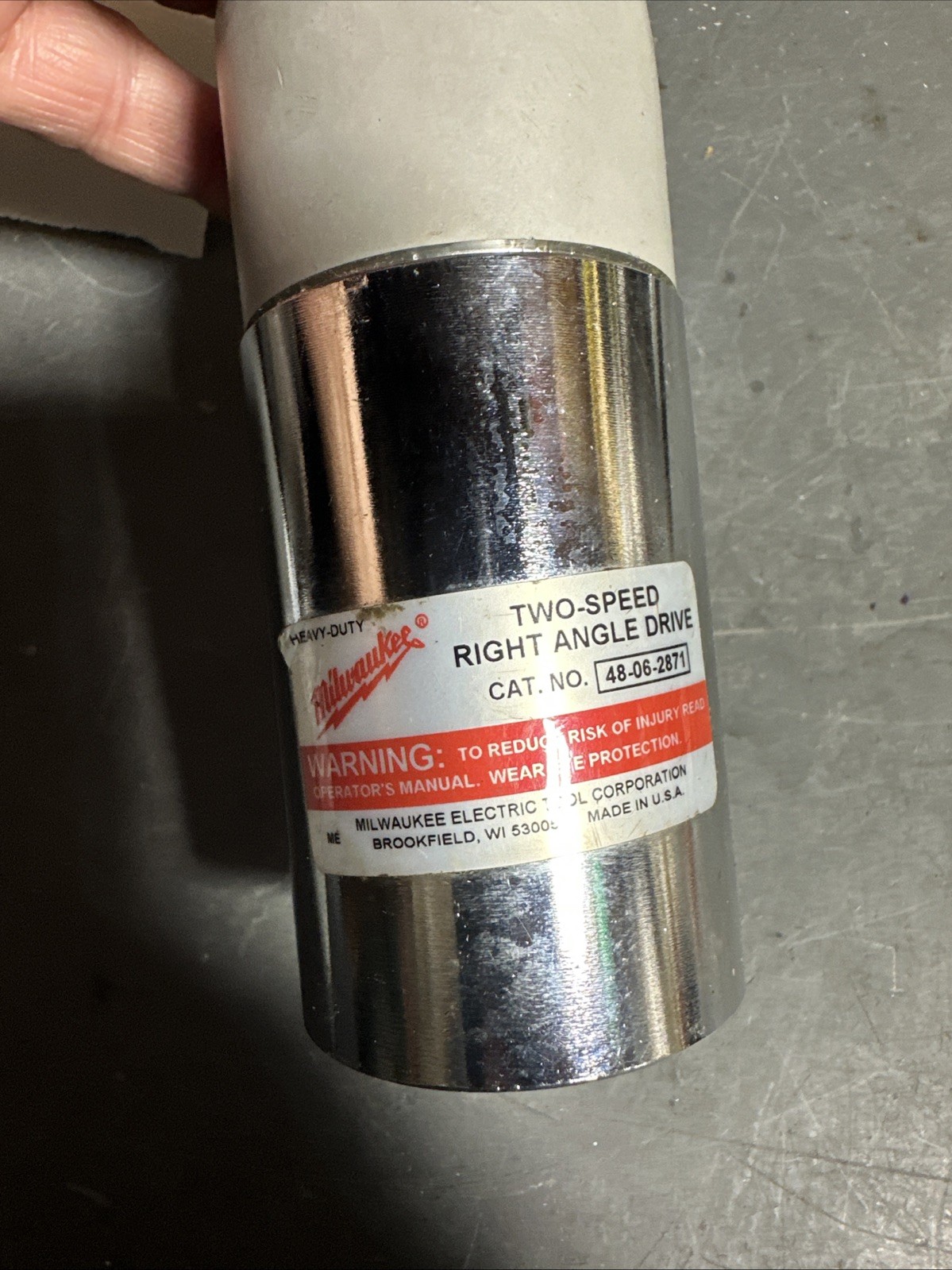 MILWAUKEE Right Angle Drive Unit and Collar 48-06-2871
