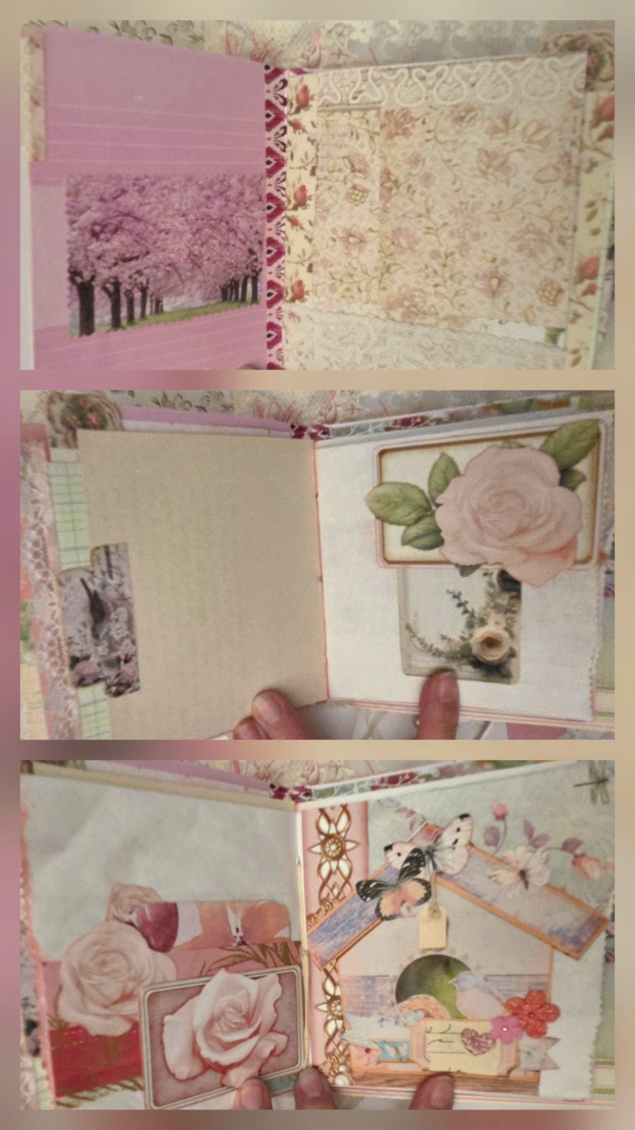 Sweet Junk Journal Perfect for Young Lady Handmade 100+ pages Shabby Chic