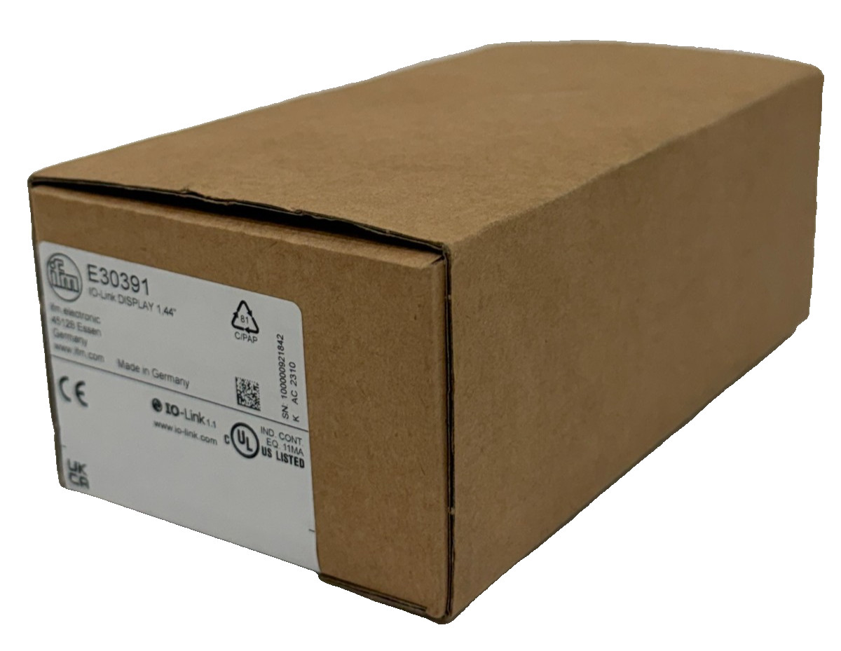 NEW IFM EFECTOR E30391 I/O LINK DISPLAY 1.44″