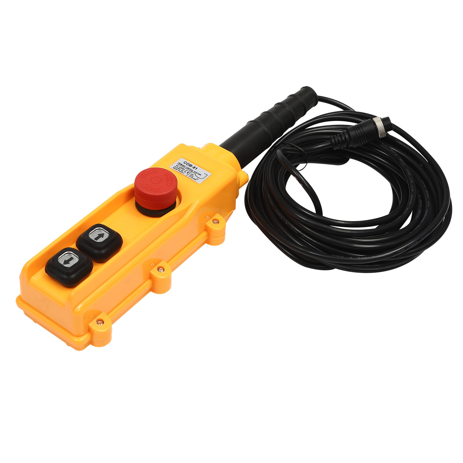3in1 Portable Electric Hoist Winch 1100lbs Wired/Wireless Remote Control 25ft