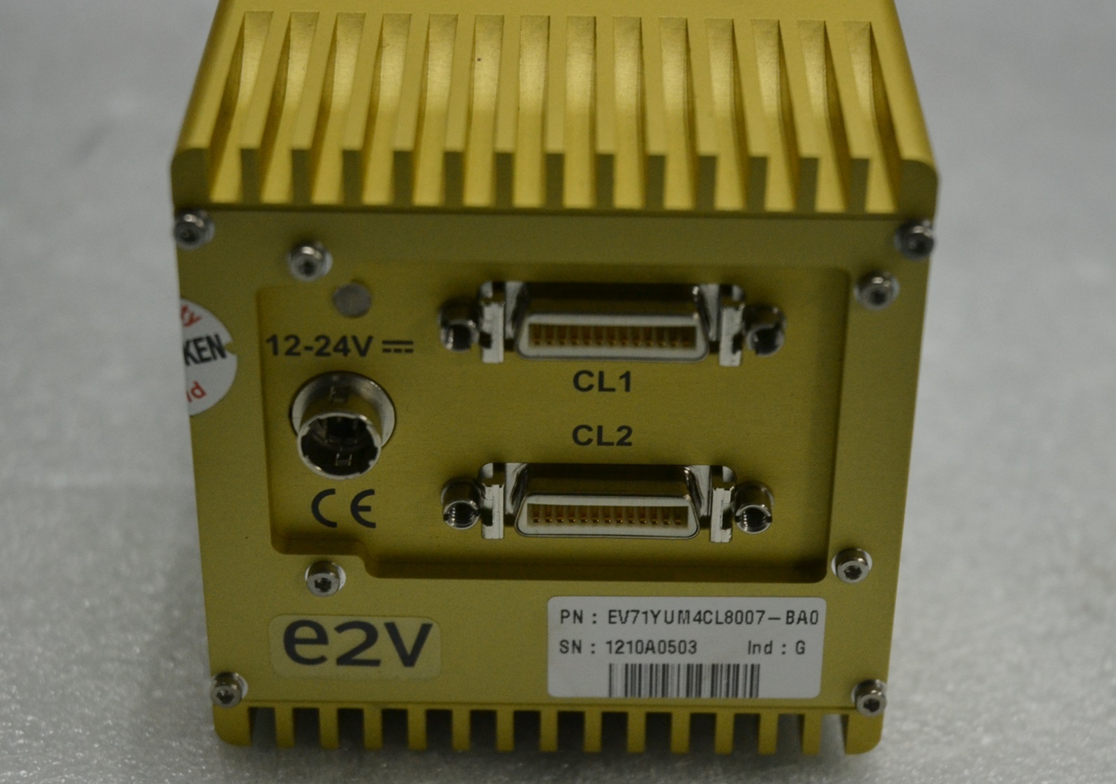 ATMEL AVIIVA EV71YUM4CL8007-BA0 Linescan camera With NIKON MJ90mmF4 LENS