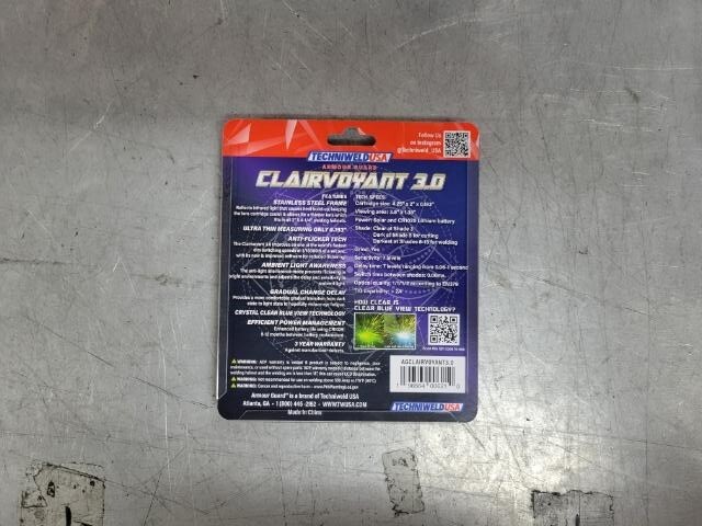 Techniweld Clairvoyant 3.0 Auto-Darkening Filter Lens
