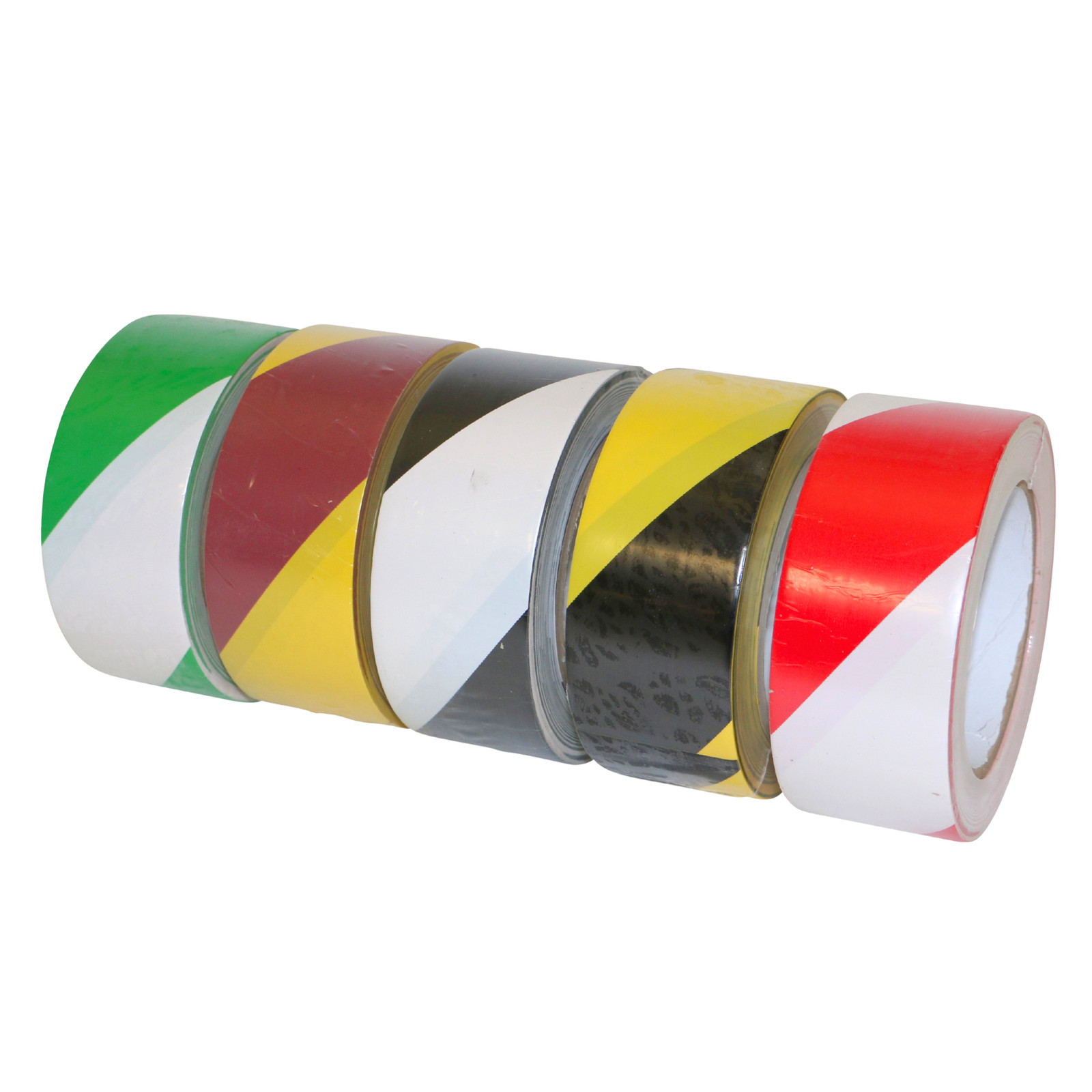 JVCC Hazard Warning Tape (HZ-8): 2 in. x 36 yds. (Red/White stripes)
