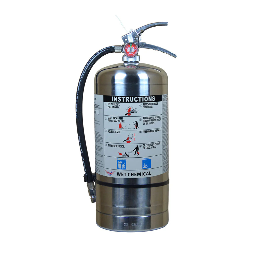 Victory 6L Wet Chemical (K-Class) Fire Extinguisher