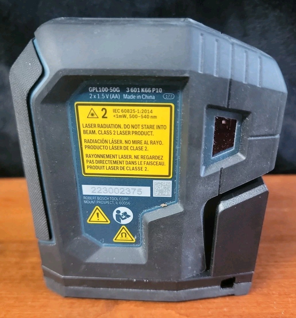 Bosch GPL100-50G Green-Beam Five-Point Self-Leveling Alignment Laser