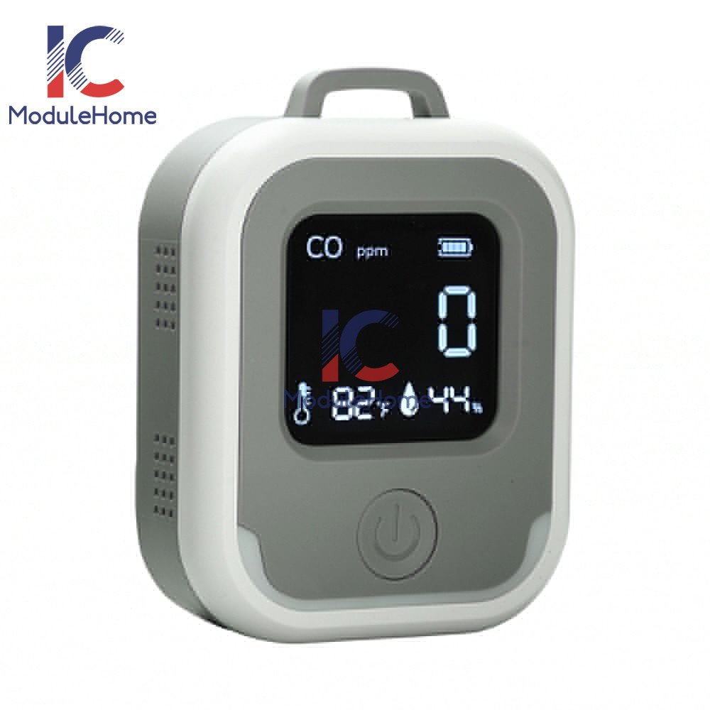 Air Quality Monitor 3-in-1 Carbon Monoxide Detector Temperature Humidity Alarm