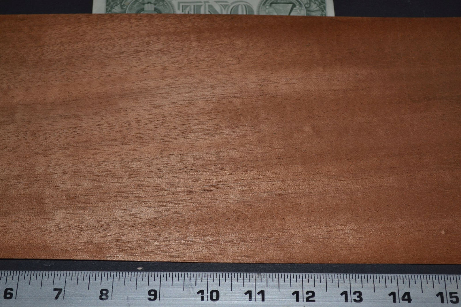 Mahogany Raw Wood Veneer Sheet 6.5 x 21 inches 1/42nd 6602-3