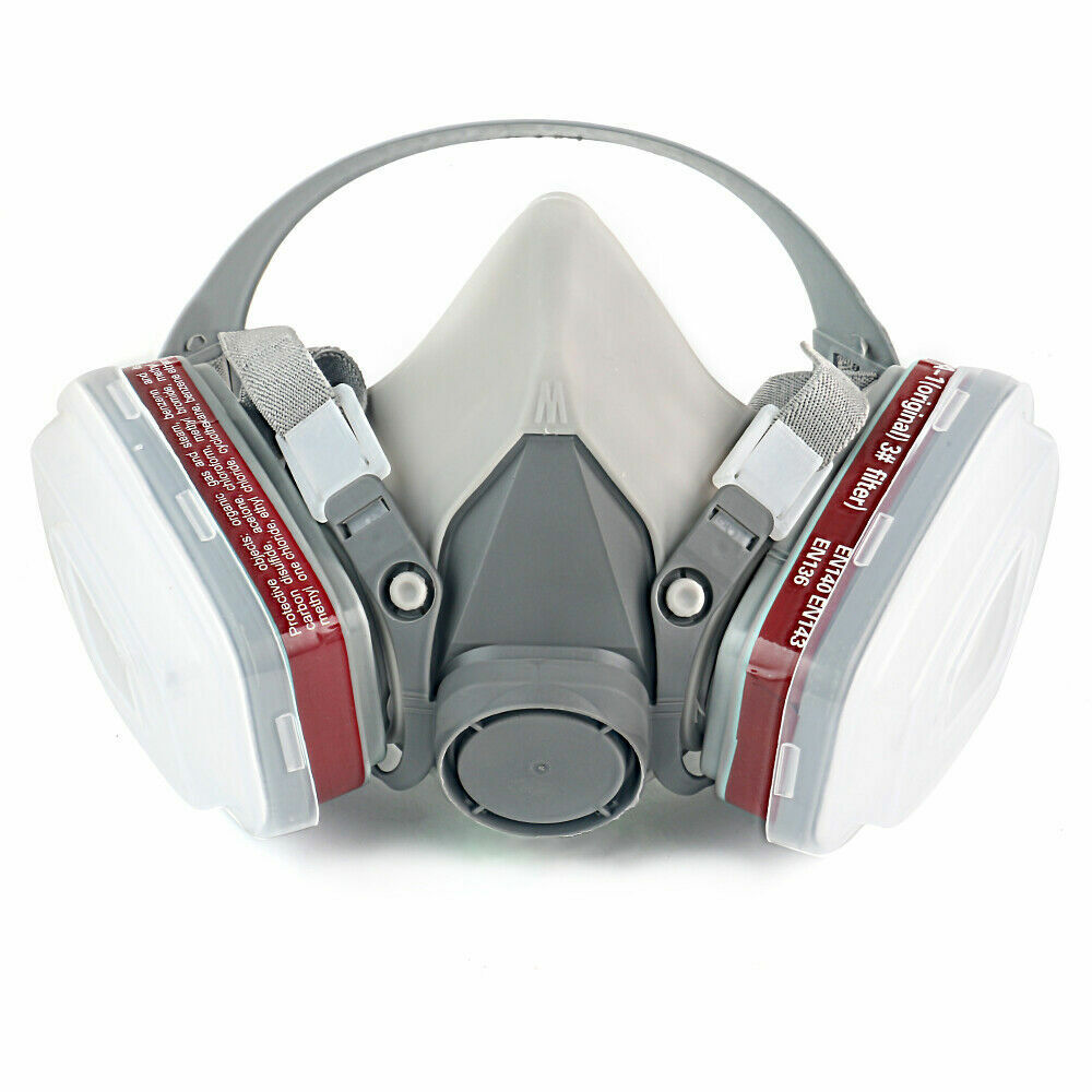 Full Face Respirator Gas Mask for Chemical Organic Vapors Dust Painting Spraying