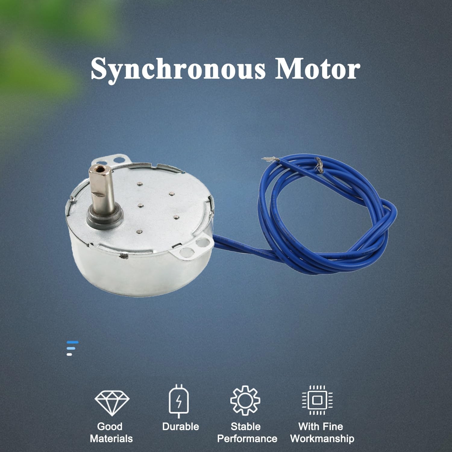 Synchronous Motor AC 110V 15-18RPM Turntable Motor CW Direction 4W TYC-50 Dou…