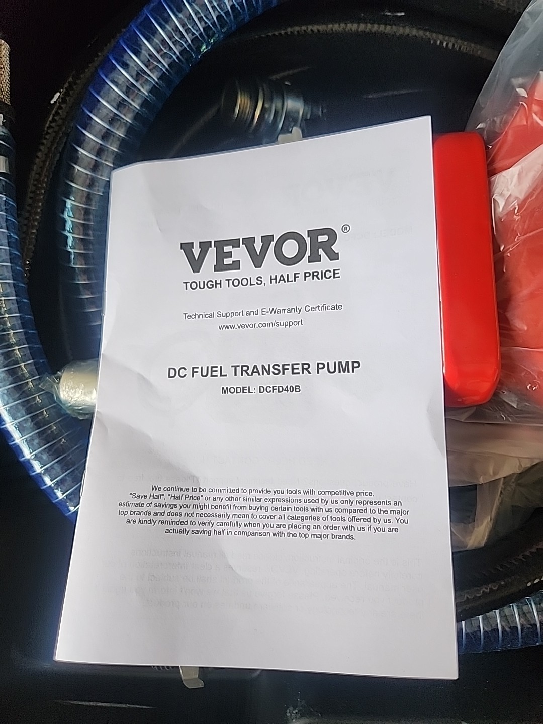 VEVOR DCFD40A10GPM 12V DC Diesel Fuel Transfer Pump Kit – C11GPM12V14HPKS06V1