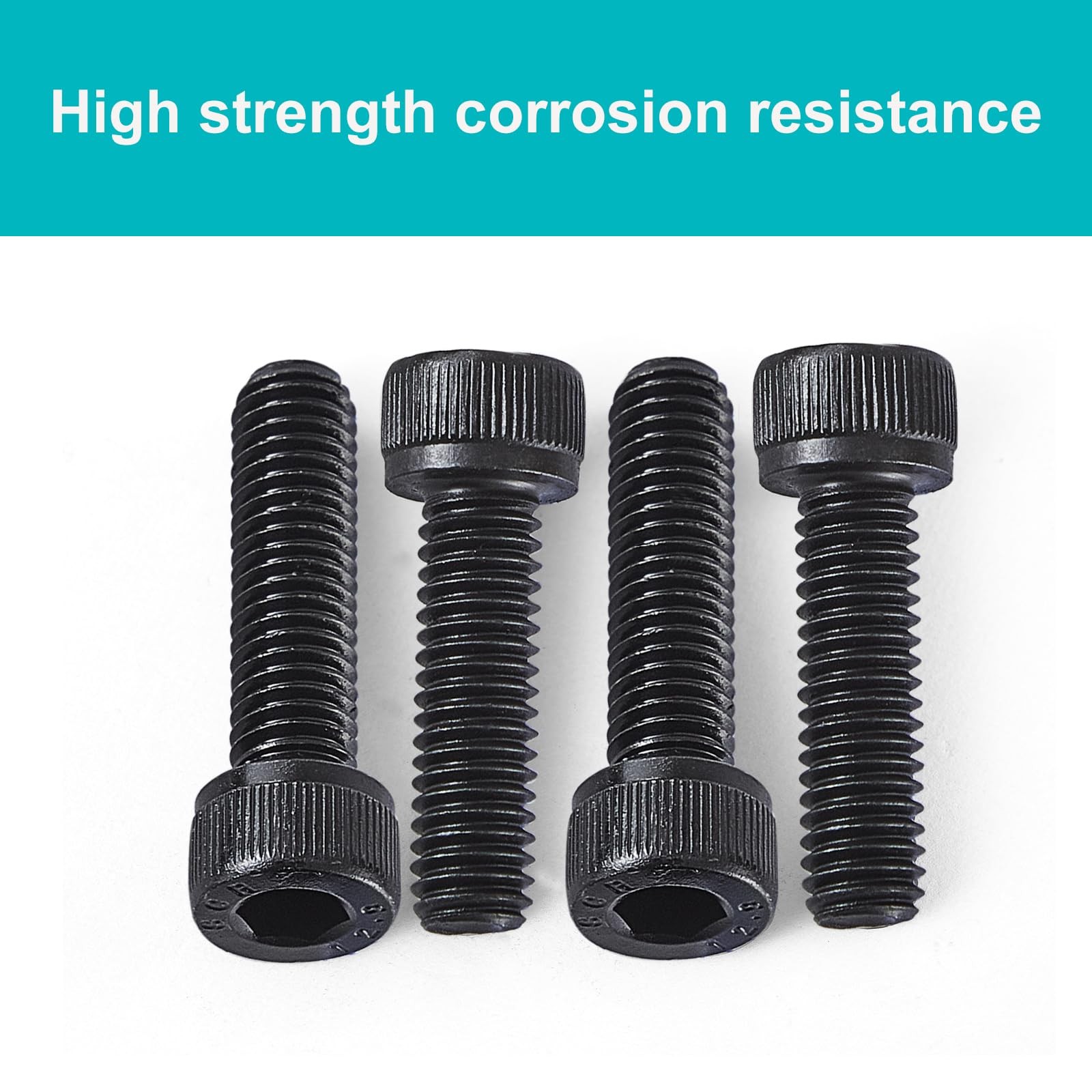 M12-1.75 x 60mm 5pcs Hex Socket Head Cap Screws Bolts, 12.9 Grade Alloy Steel…