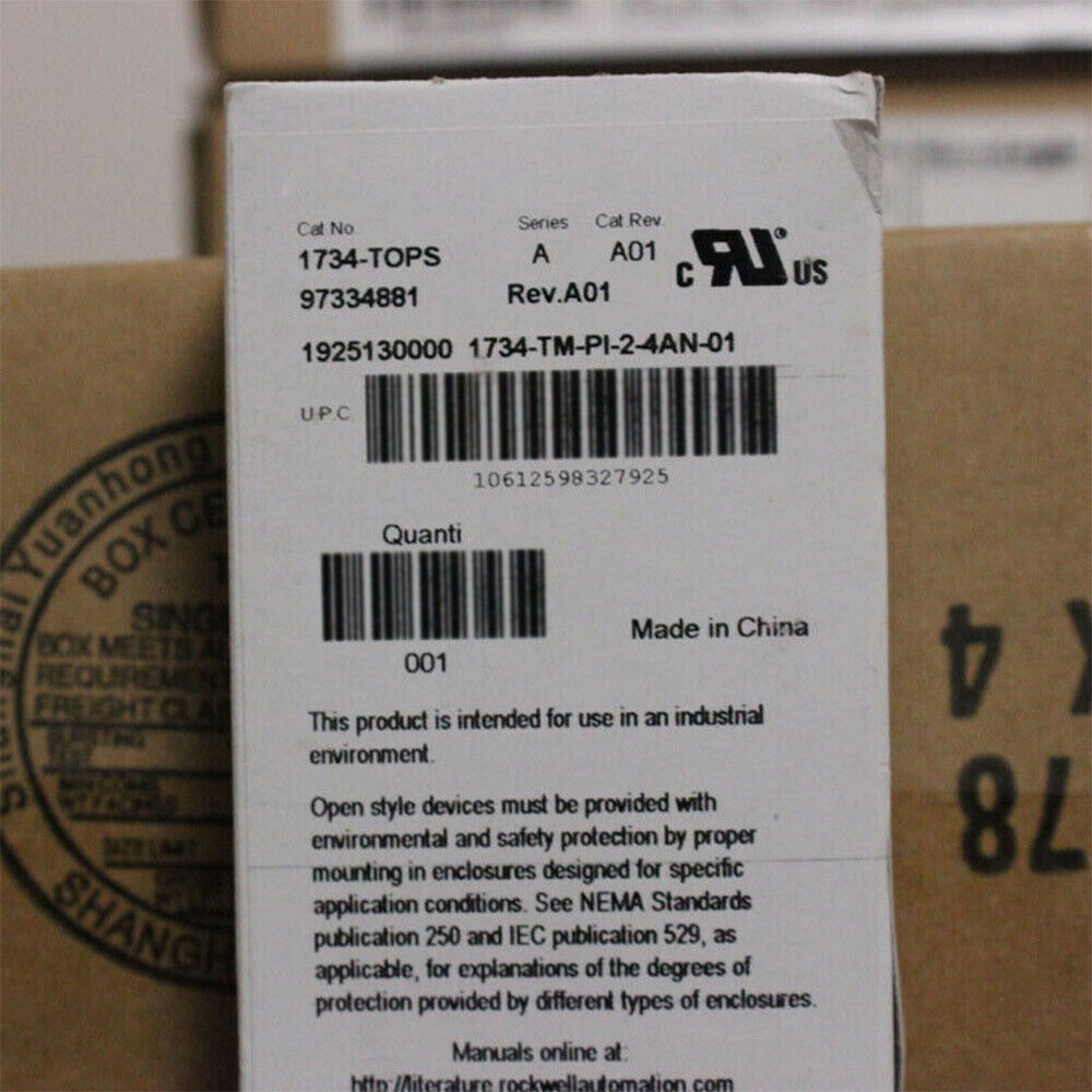1734TOPS Allen-Bradley 1734-TOPS Point I/O Spring Clamp 8 Terminal Base