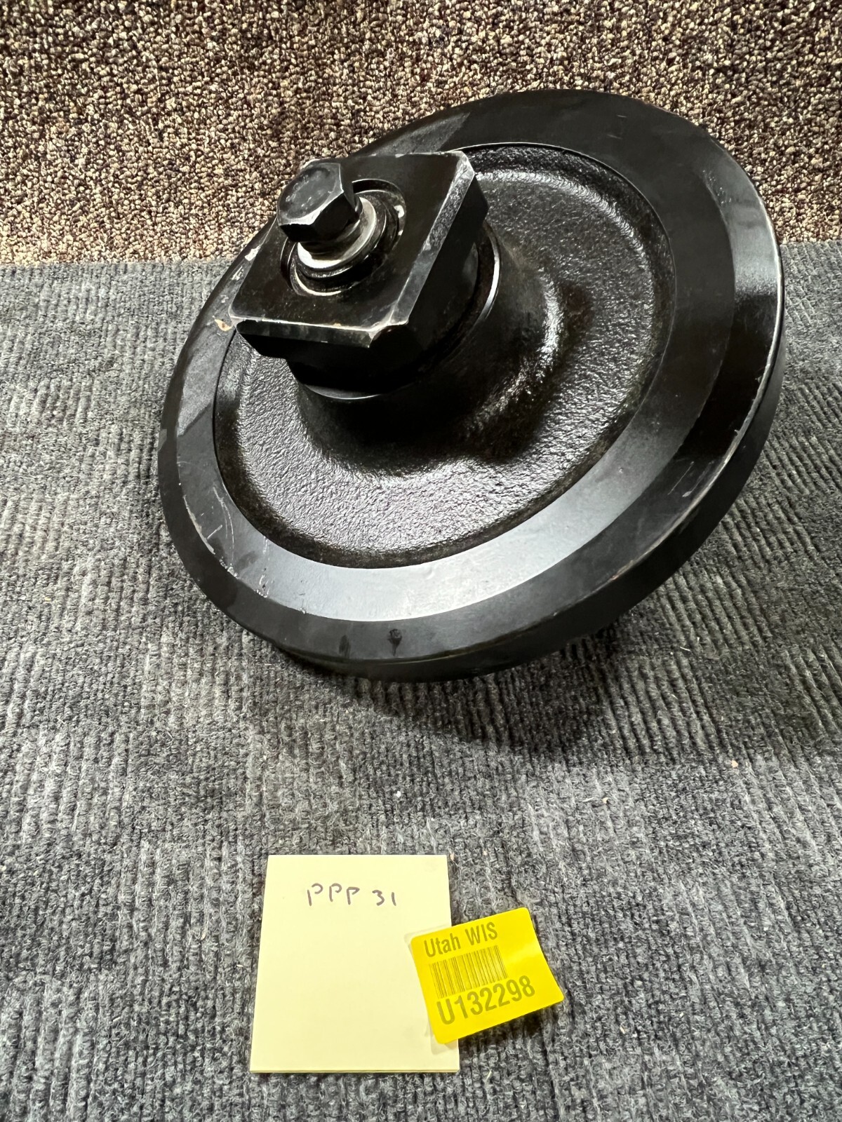 Rear Idler Roller 2″ Roller Width 3.5″ Roller to Edge 3.85″ Center Lip to Roller