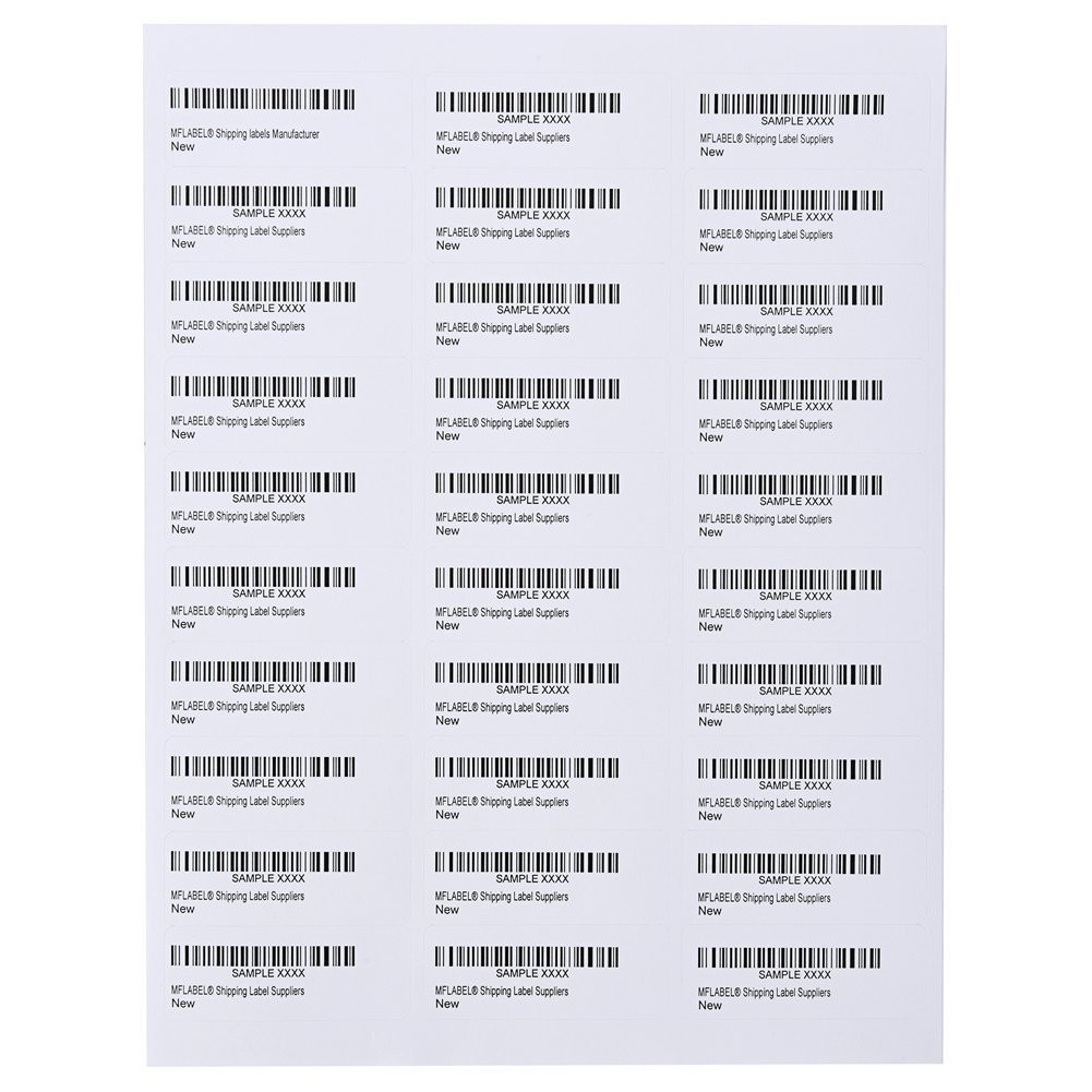 25-2000 Sheets Shipping Address Mailing Labels FBA SKU Labels 1″ x 2 5/8″ 30UP
