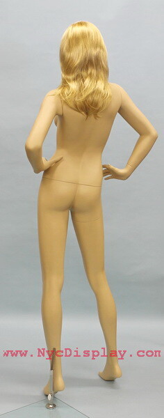 New 5 ft 10 in Female Mannequin Skin tone Face Make up Torso Body Form SFE-51FT