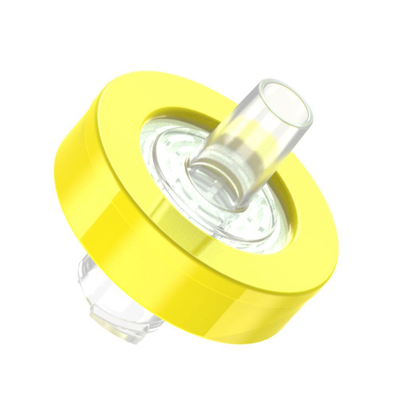NY Syringe Filters 13mm 0.45μm HPLC Non-Sterile Hydrophilic Yellow Wheel