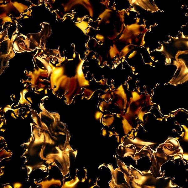 Molten Gold Splash 23 – 16″ x 48″ Hydrographic Film Hydro Dipping