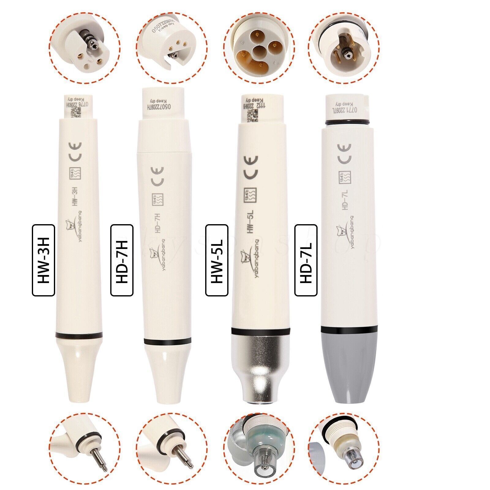 USA Ultrasonic Dental Scaler Handpiece LED Fit EMS/WOODPECKER/DTE/SATELEC Zb