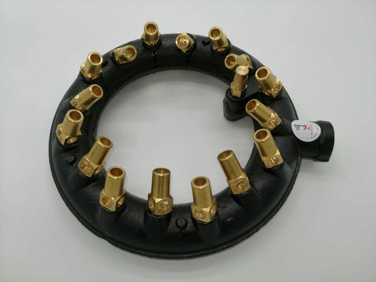 9″ High-Powered Jet Burners With Lip (Propane Gas) *(16 Brass Tip Jets Burner)