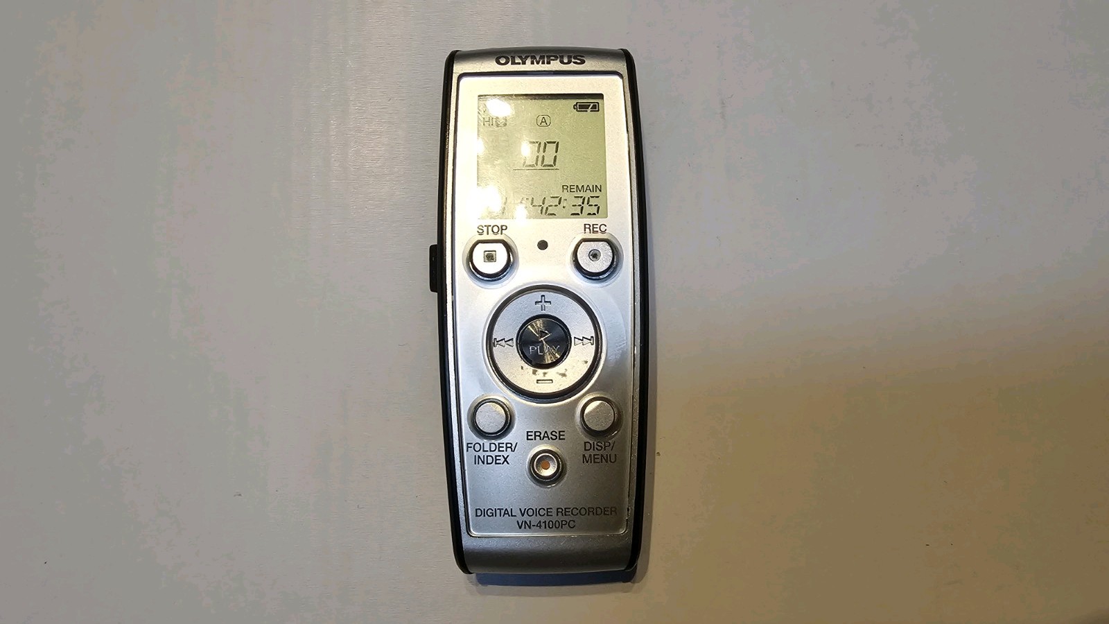 Olympus VN-4100PC Handheld Digital Voice Recorder with USB and 2X AAA