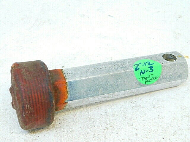 USED TAFT PEIRCE CO. THREAD PLUG GAGE 2″ x 12N-3 (NOGO PD: 1.9506)
