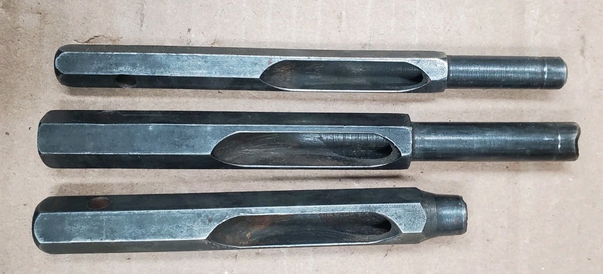 3 Vintage FLEXCO 1, 2 Belt Punches